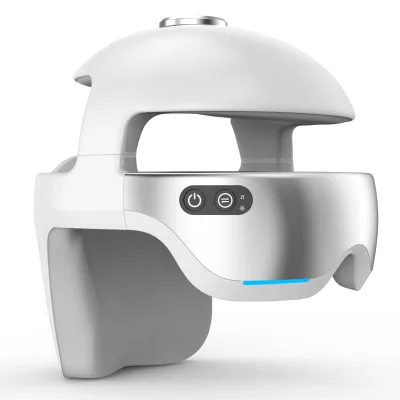 Wireless Head & Eye Massager with Build-in Music Scalp Massage Function for Head Pain Relief & Relaxation Eye Massager