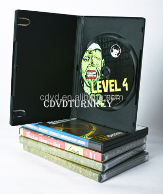 Cellophane Packaging VCD/DVDs and CD-Rs with Dvd Case