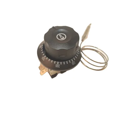 250v 16a Safe Temperature Control Thermostat Oven Stove Parts with Knob and Switch 0-320 Degree Wire Oven