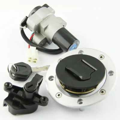 Motorcycle Fuel Tank Cover Cap Lock With Ignition Switch Lock for Suzuki GSF250 Bandit 250 GJ74A GSF400 GK75A M/N/P GSX400