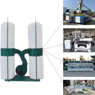 GUANDIAO Centralized Dust Collection System with Motor-Driven Vacuum Cleaner; Industrial Dust Collectors 3kW Power Options