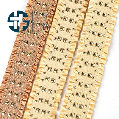 Fashion Trend Nail Elastic Sandals Upper Material Used for Clothing Accessories Footwear Accessories