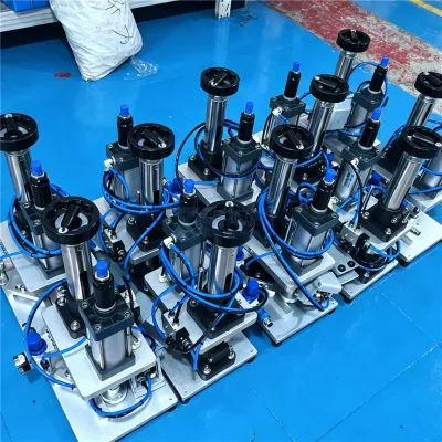BSK-SSM#1 Small Type Semi-Automatic Pneumatic Soap Stamping Machine for Chemical Packaging with Wood Mold Easy to Operate
