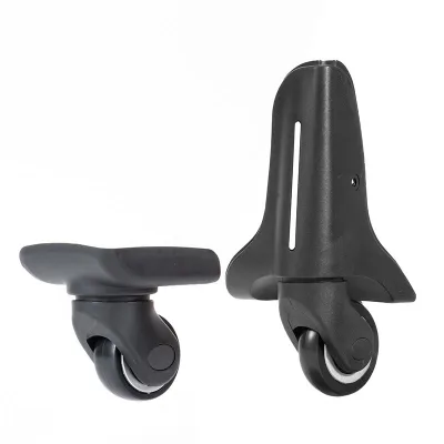 360 Degree Rotative Fabric Bag Wheels Classical Style Leather Luggage Wheel Parts Soft SheLL Replacement Wheels