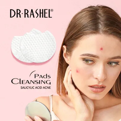 DR RASHEL Skin Care Private Label Salicylic Acid Acne Cleansing Pads 0.5% Daily Defense 50 Pads Deep Cleansing Pads