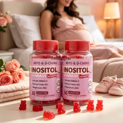 OEM Best Healthcare Inositol Gummy Candy 100% Pure 2500mg Dose Improve Immunity Women Adults Health
