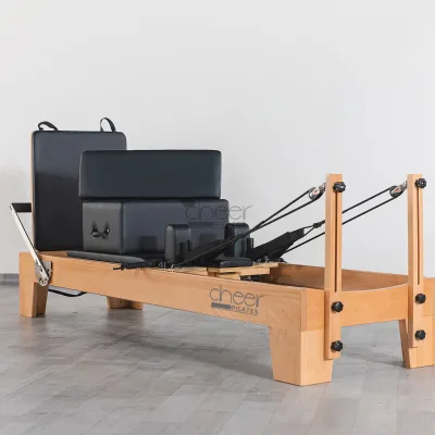Cheer Brand Factory's Beech Wood Pilates Reformers Cadillac Fitness Equipment Machine for Gym & Studio Body Application