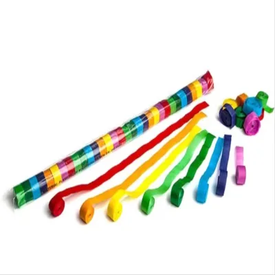 Factory Price High Quality Flameproof 17g Tissue Paper Multicolor Streamers 32rolls a Bag