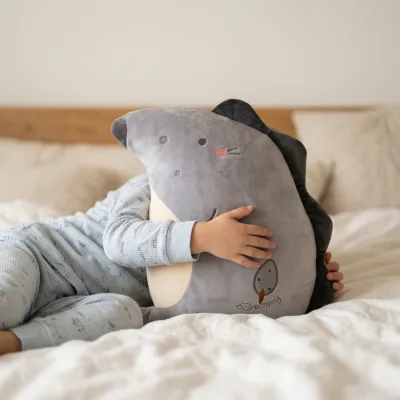Custom Cute Soft Kawaii Animal Stuffed Plush Toy Pink Bear Pillow Cushion