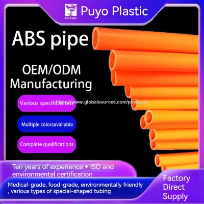 High-pressure explosion-proof water supply pipe, ABS pipe, drainage pipe, garden plastic ABS thickened water pipe