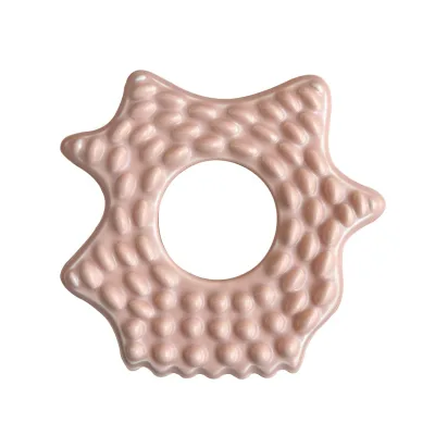 Hot Animal Massage Ceramic Material Pink Color Starfish Shaped Style Ceramic Massager for Body Massager