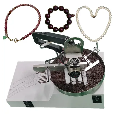 Automatic Bead Stringing Threading Machine for Stringing Beads