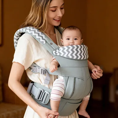Multifunctional Carrier Breathable Carrier H Style Back and Front Back -packing Convertible Carrier for Newborn