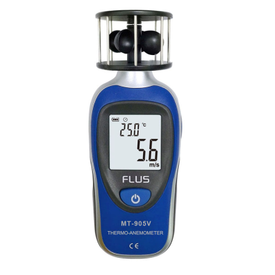Hot Selling Portable Temperature Function Display Anemometer with Low Battery Indication