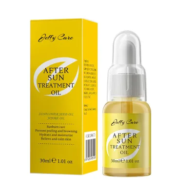 Private Label After Sun Treatment Oil Skin Care Moisturizing Firming Natural Organic Oil for Face and Body