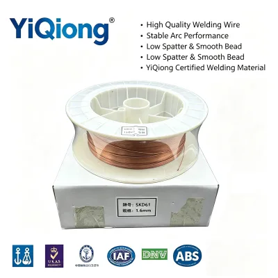 SKD11 H13 SKD61 8407 718 718H 738 738H Coiled Mold Steel Laser Welding Wire Low Spatter 15KG/Spool for Injection Die Casting