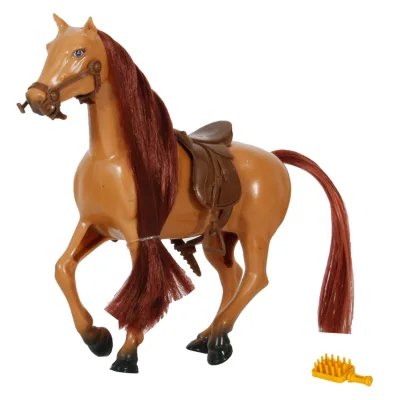 Huiye 2024 New Design Fashion Small Cheap Plastic Toy Horses Animal Toy Plastic Race Horses Toys