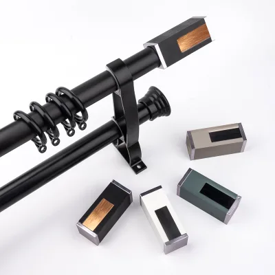 Modern stylish straight Roman curtain rod, exquisite appearance and practical function, beautiful decorative pole for home inter