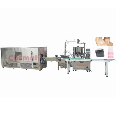 Cosmetic Spiral Freeze Tunnel Machine with Motor for Lip Gloss and Lipstick Chilling Stainless Steel 304