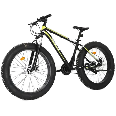 China Made High Carbon Steel Fork Mountain Cycling Aluminum Alloy Rim 26 Inch Fat Tire Mountain Bike