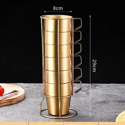 High Quality Cold Drink Cup Reusable Milk Coffee Beer Cup Stainless Steel Outdoor Camping Cup