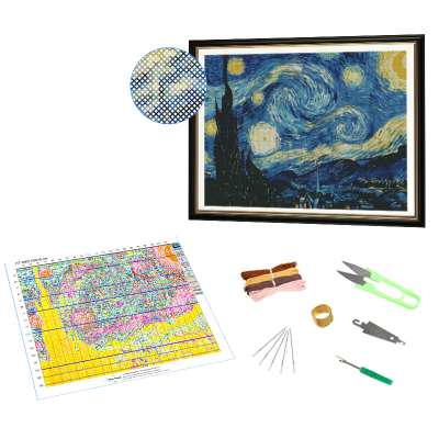 Cross -Stitch Can Be Washed Cotton Line Creative Pattern Diy Entry Cross -Stitch Set Crafts