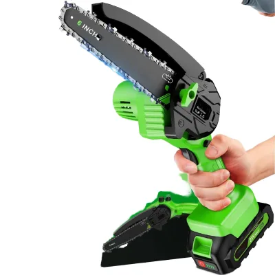 Dinli Portable 21V 8in Brushless Battery Chain Saw Lightweight One-Hand Cordless 120mm Max Depth DIY Stone Brick 4kg Model