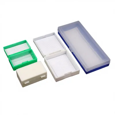 Plastic Pathology Slide and Section Storage Box