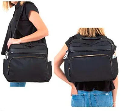 Waterproof Baby Diaper Bag with Changing Station Multifunct Diaper Backpack for Travel