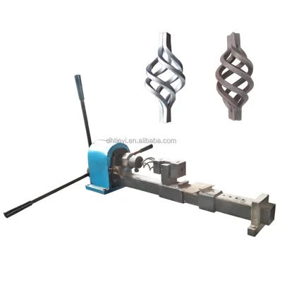 DH-SL2 MANUAL Metal Iron bar square Steel Twist to Basket Tool