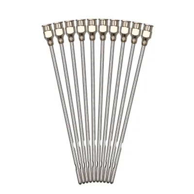 Reusable 25*100mm Stainless Steel Udder Infusion Needles Medical/Dairy/Cattle Milk Passing Blunt Cannula Piercing Needles