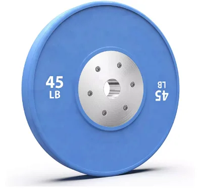 Portable China Factory Price Weightlifting Plates (NR+SBR/Rubber Material) for Home/Gym Use on Sale