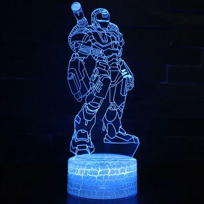 3D Anime Acrylic Custom Pattern Lamp RGB Illusion Led Lamp Ara ABS Night Light for Kids
