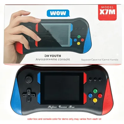Portable Retro Handheld Video Game Console 3'' Color Screen Pocket Av Classic Game Machine Dual Players Gift for Kids Adult X7M