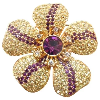 China Flower Brooches Real Flower Brooch Flower Brooch Clip
