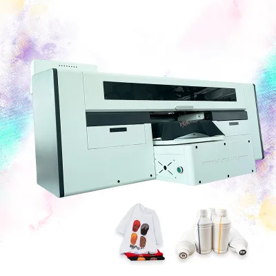 Imprimante Dtg A2 A1 Industry DTG T-Shirt Printer Dual Pallets Inkjet Machine A3 A4 Print Dimensions-Available Sale