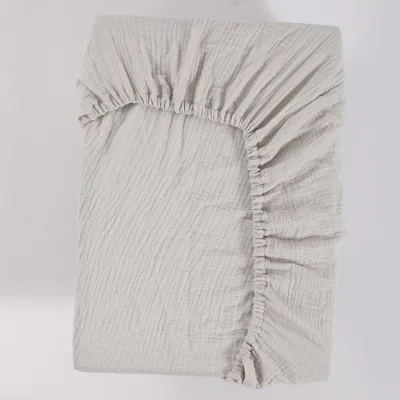 Soft and Breathable Cotton Muslin Fitted Crib Mattress Sheets 100% Cotton Baby Crib Sheets