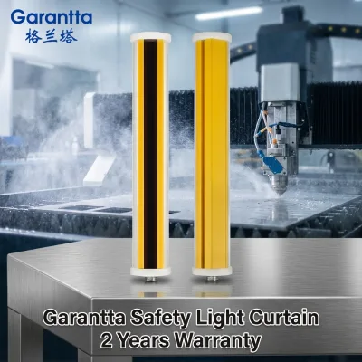 IP69 Waterproof Safety Light Barrier Curtain 20mm Resolution 3m Sensing Distance Industrial Punch Press Safety Sensor