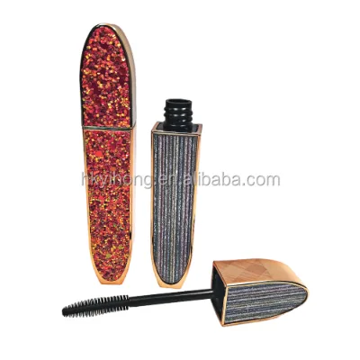 Luxury ABS Cosmetic Mascara Bottle with Mirror Custom Packaging Eco-Friendly Customizable Color and Logo