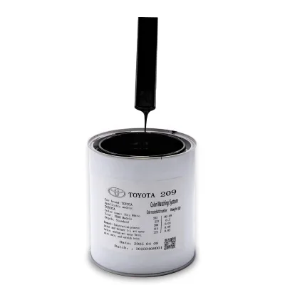 Alredy Mixed Car Paint 209 Black Pearl Car Repair Paint High Shiny Coating