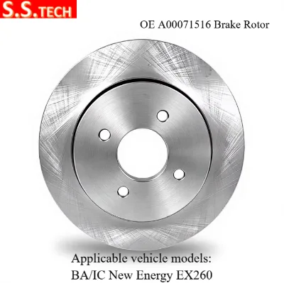 Wholesale Favorable Price Cast Iron OE A00071516 Brake Discs for BA/IC New Energy EX260