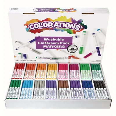 Jumbo 12/24 Colors Watercolor Pen for Kids