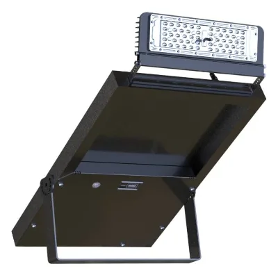 ESHINE Outdoor Solar-Powered LED Animated Billboard Lighting System IP66 Rated 6000K Daylight Aluminum Alloy Construction No