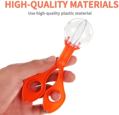 Manufacturer Insect Catching Clip Children's Outdoor Adventure Insect Catching Tool Color Bubble Big Bead Scissor Clip