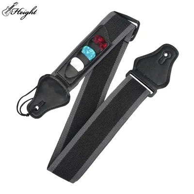 High Quality Cotton and PU Leather Guitar Strap Musical Instruments & Accessories