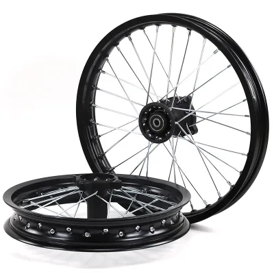 Factory Dirt Bike Front 1.60 19inch Rear 1.85 16inch Rimz Wheel Hub Motorcycle Spare Parts 18/21inch