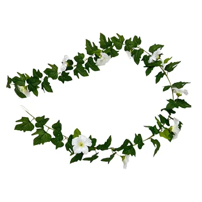 High Quality 180cm Artificial Flower Morning Glory Garland for Wedding Decor