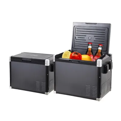 Factory Direct Sale 40L Single-Zone Black Portable Car Refrigerator SUV Freezer