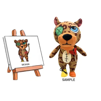 Custom Soft Toy Plush Keychain Low MOQ Small Stuffed Keychains with PP Cotton Filling Washed Technique for Stress Relief
