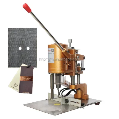 Small Hole Punching Machine for Steel Aluminum Foil Copper Paper Sheets Banners Electronic Spiro and Slot Drilling